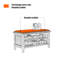 Banc rembourré en noyer-1837030524