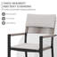 Chaises de patio en métal et osier avec coussins (ensemble de 2)-1561523701