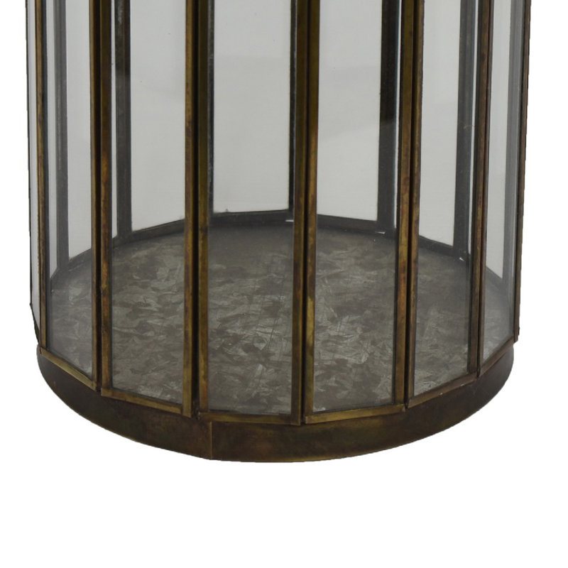 Porte-bougie en verre Bonie Hurricane, H 7,5 po x l 6,25 po x P 6,25 po