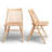 Kloss Solid Wood Slat Back Side Chair-1545482074