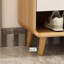Rangement pour chaussures en bois manufacturé Burlywood