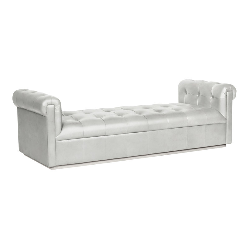 Nottingham By Thom Filicia Chaise Lounge, Ziggy Dune Genuine Leather, Casa Blanca
