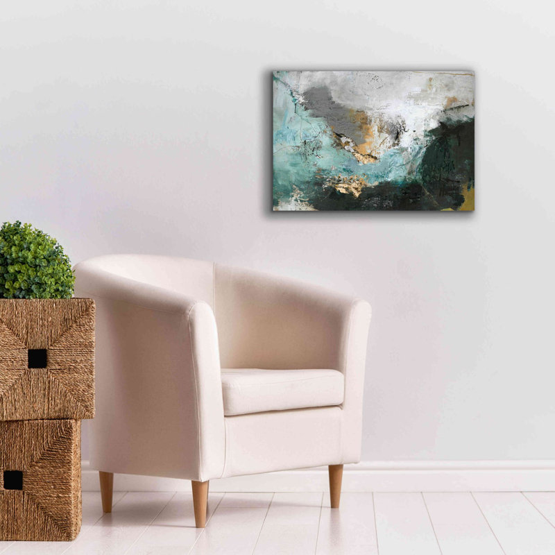 «Arctique vert» par Design Fabrikken, estampe numérique sur toile, H 18 po x l 26 po x P 0,75 po