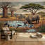 Adhésif mural Rhinocéros africain-1559415515-1559415510