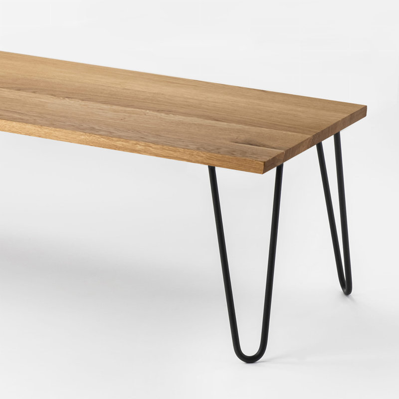 Solid Wood Bench, 40cm H x 150cm W x 40cm D