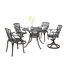 Table de salle à manger en aluminium Frontenac-20237349