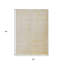 Tapis intérieur lavable abstrait doré et argenté 5 pi x 8 pi
