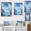 Glacier Scenery Minimalisme - reproduction sur toile-1890809943-1890809942