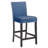 Espresso Finish Velvet 26" Counter Stool-82941332