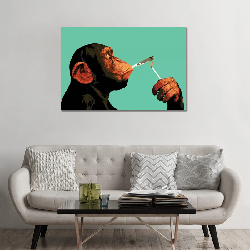 Monkey Joint Time- Gallery-Wrapped Canvas Giclée