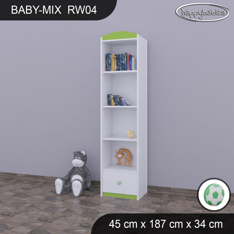Baby Mix 187cm H Kids Cube, Green, 187cm H x 45cm W x 34cm D