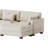 Maelina L-Shaped Corduroy Modular Sectional with Removable Cushion Cover-619298547-619298546