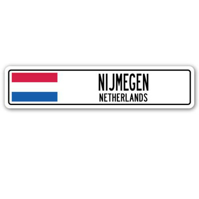 Plaque de rue en aluminium Nijmegen, Pays-Bas