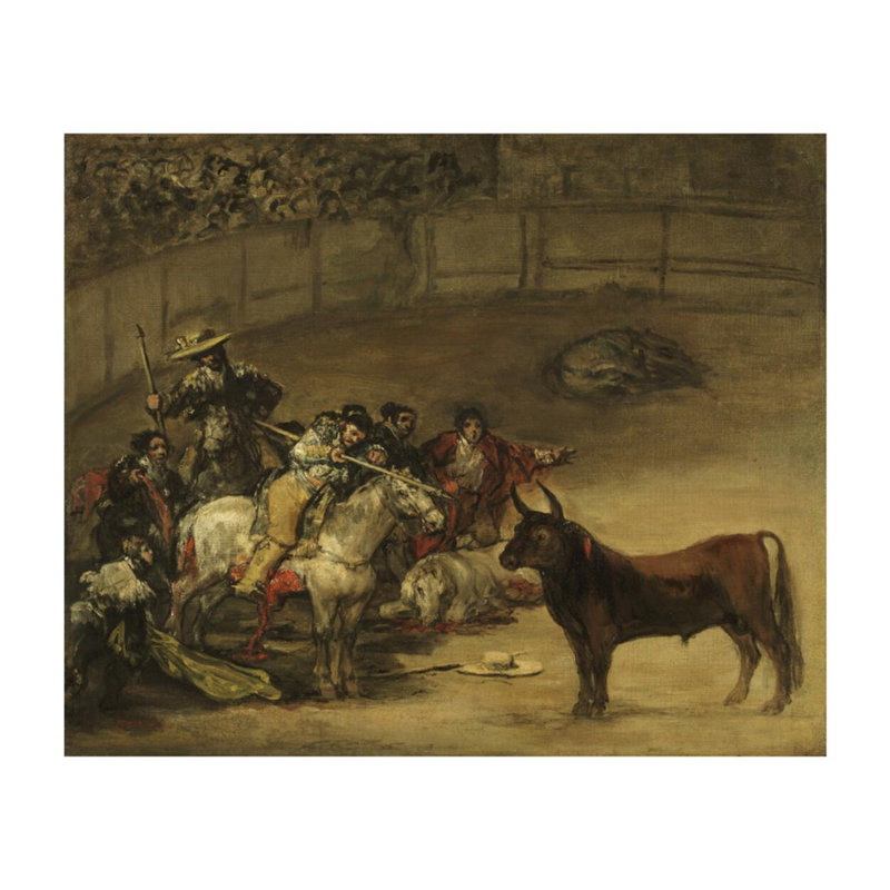 «Corrida Suerte de Varas» par Francisco de Goya - Impression giclée, H 16 po x l 20 po