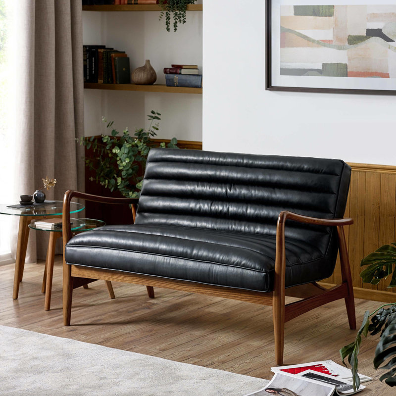 2 Seater Faux Leather Sofa