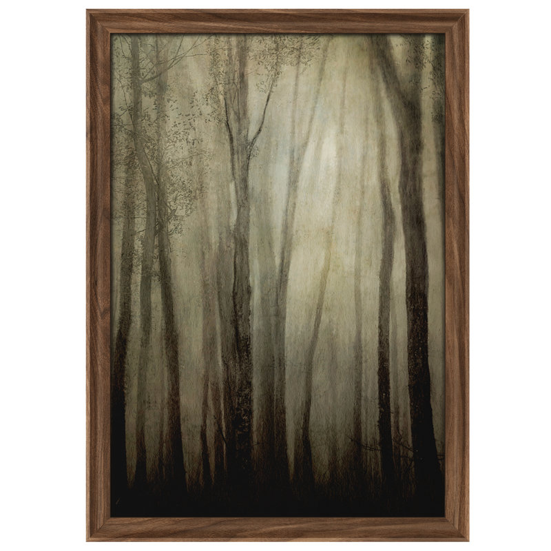 Art mural vintage rétro encadré pour chambre à coucher - 26 po x 36 po brun, Reproduction encadrée sans passe-partout
