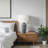 Brita Standard Concrete Table Lamp in Gray and Ivory Shade, 24.78'' H X 14.75'' W X 14.75'' D
