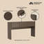 Console en noyer brun-1689138393
