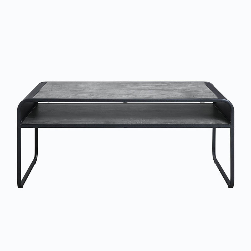 Table basse, table de salle à manger multifonctionnelle, table de salon, blanc rétro