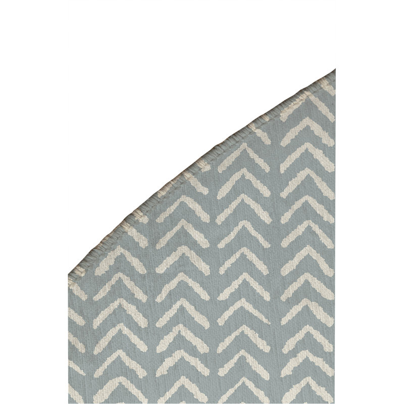Tribe Way Non-Slip Outdoor Rug, Round 5'