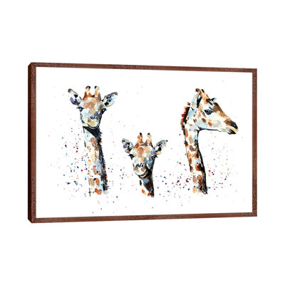Tres Amigos Giraffees - Painting on Canvas