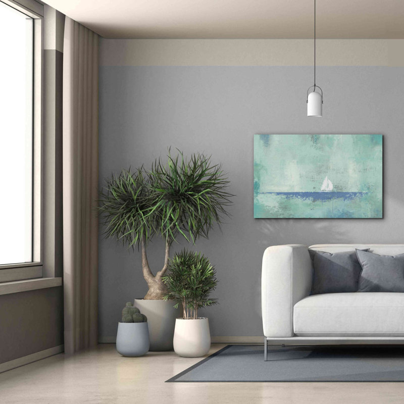 «Sailboat Dream» par James Wiens, art mural sur toile, H 26 po x l 40 po x P 1,5 po