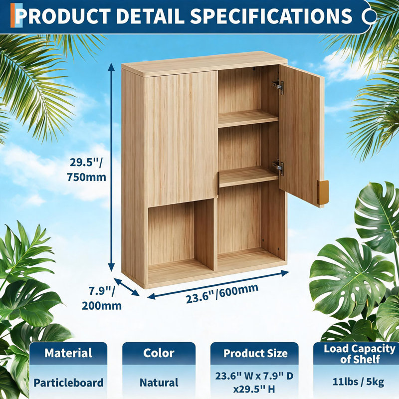 MDF Wall Bathroom Cabinet