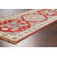 Tapis de couloir unique en laine noué à la main nouvel âge 1 pi 11 po x 6 pi ivoire / bleu / rouge
