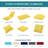 Outdoor Chaise Lounge Cushion Set Of 2, Water-repellent Fade-resistant Patio Lounge Chair Cushions For Pool, Lawn, Resort, Yellow
