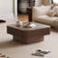 Table basse 31,5 po carrée avec rangement en bois massif plaqué-1465598147