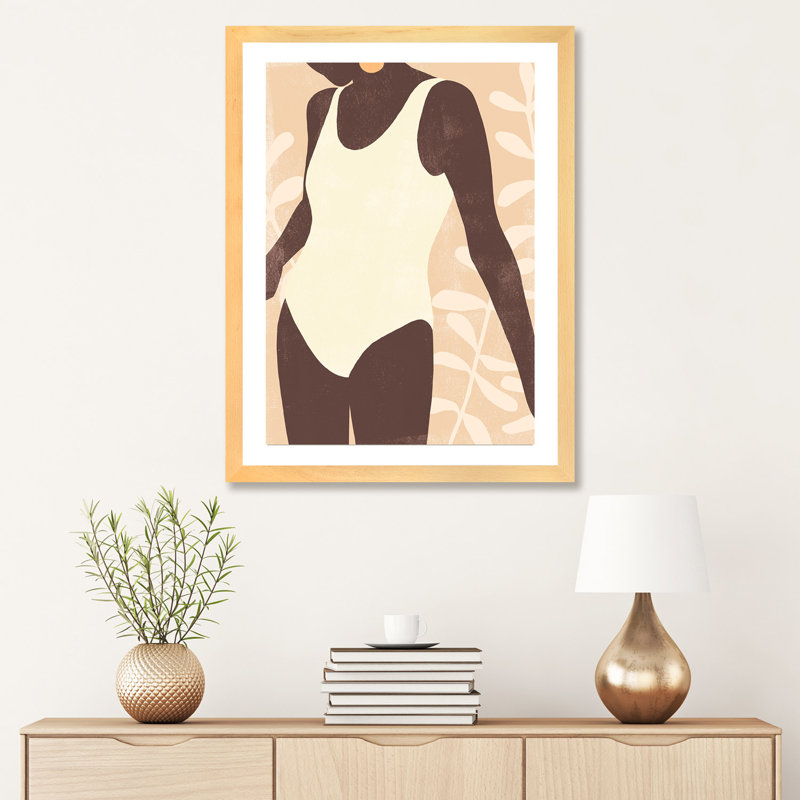 «Sunbather III», reproduction d'art, H 24 po x l 16 po x P 1 po, Papier bois naturel