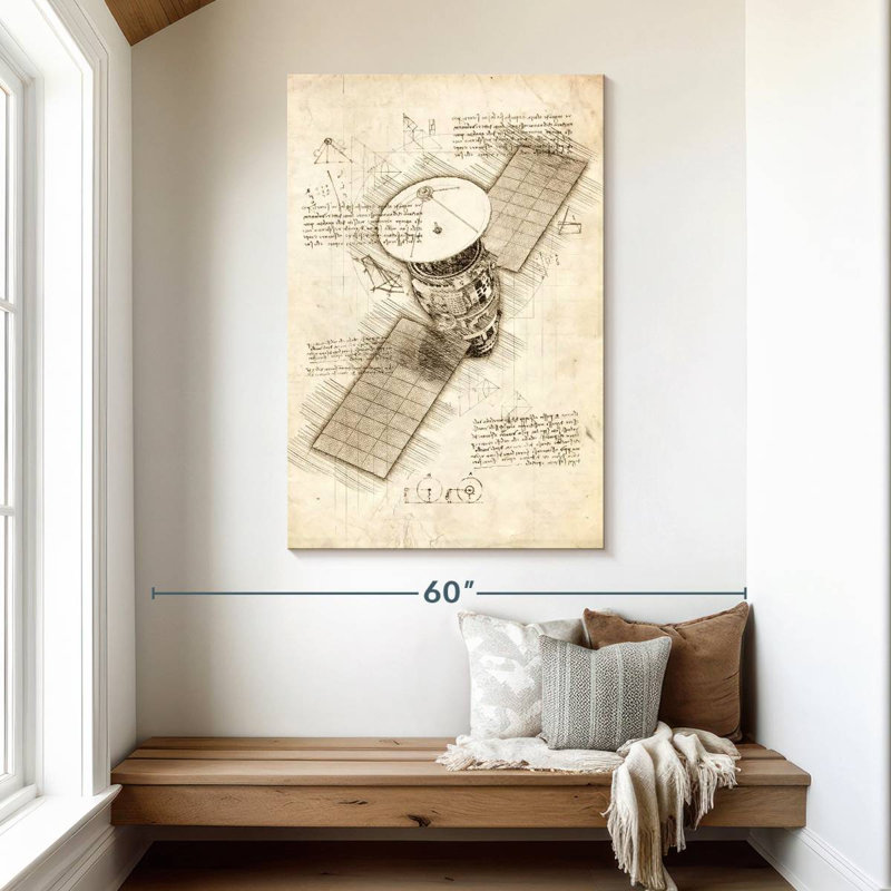 Oberle Satellite Blueprint, 48" H x 32" W