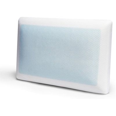 Cooling Gel Memory Foam Pillow with Adjustable Filling, Breathable Cover & Hypoallergenic Neck Support
