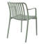 Chaises de salle à manger d'extérieur empilables, chaises de patio sans assemblage, fauteuils en plastique résistant aux intempéries (ensemble de 6)-464675858-464675885