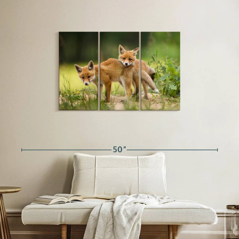 Brampt Fox Kits, 24" H x 38" W