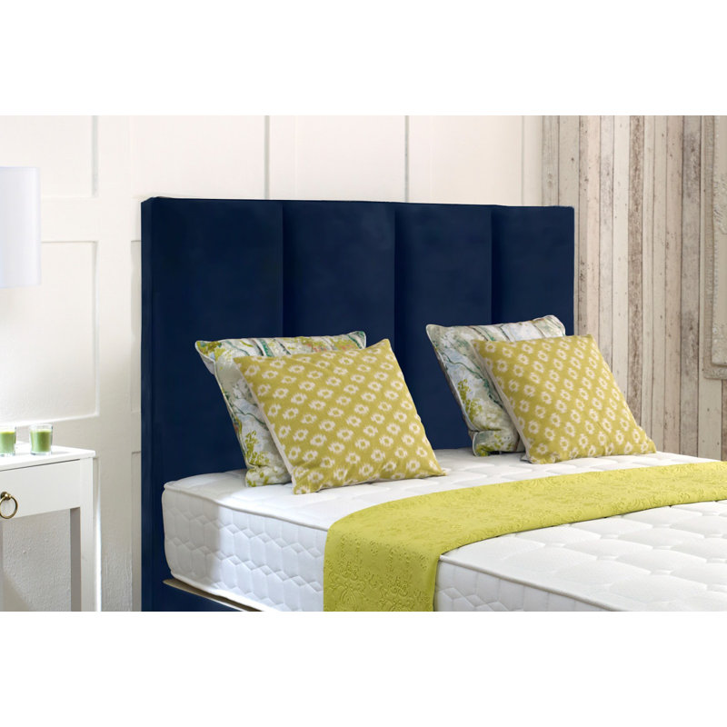 Dayna Upholstered Headboard, Small Single (2'6), Marine Blue