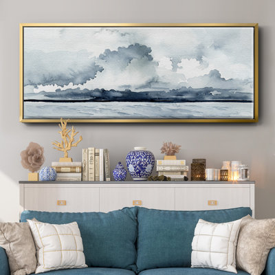 «Passing Rain Storm I», toile encadrée