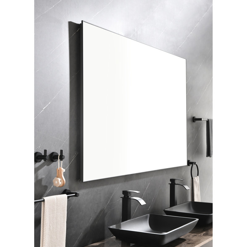 Miroir de salle de bain 60 po x 36 po avec rétroéclairage à DEL, fixation murale, brouillard, mémoire, grand réglage réglable incassable 60 po x 36 po pour meuble-lavabo, fixation, fonction mémoire, grand, réglable,