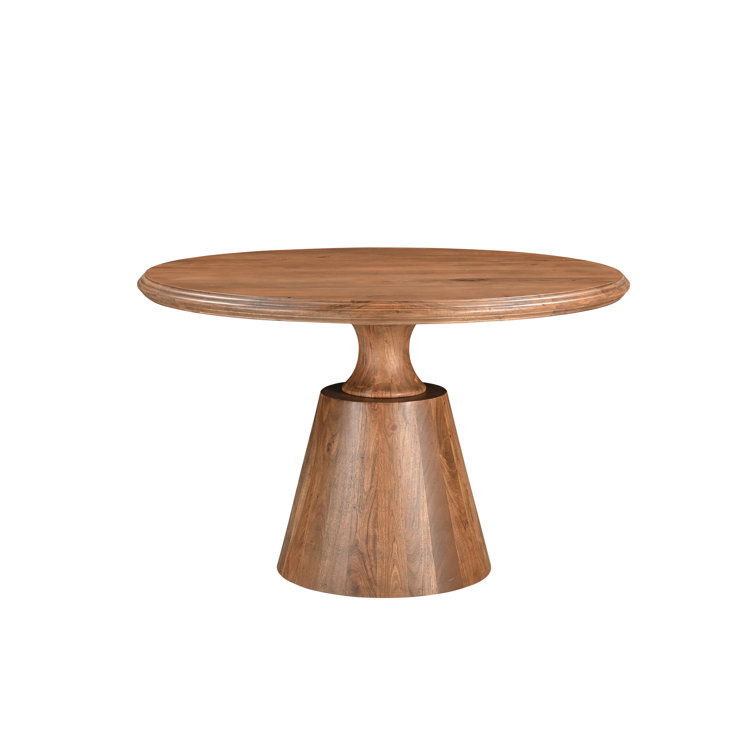 Chaliyah Acacia Round Solid Wood Dining Table