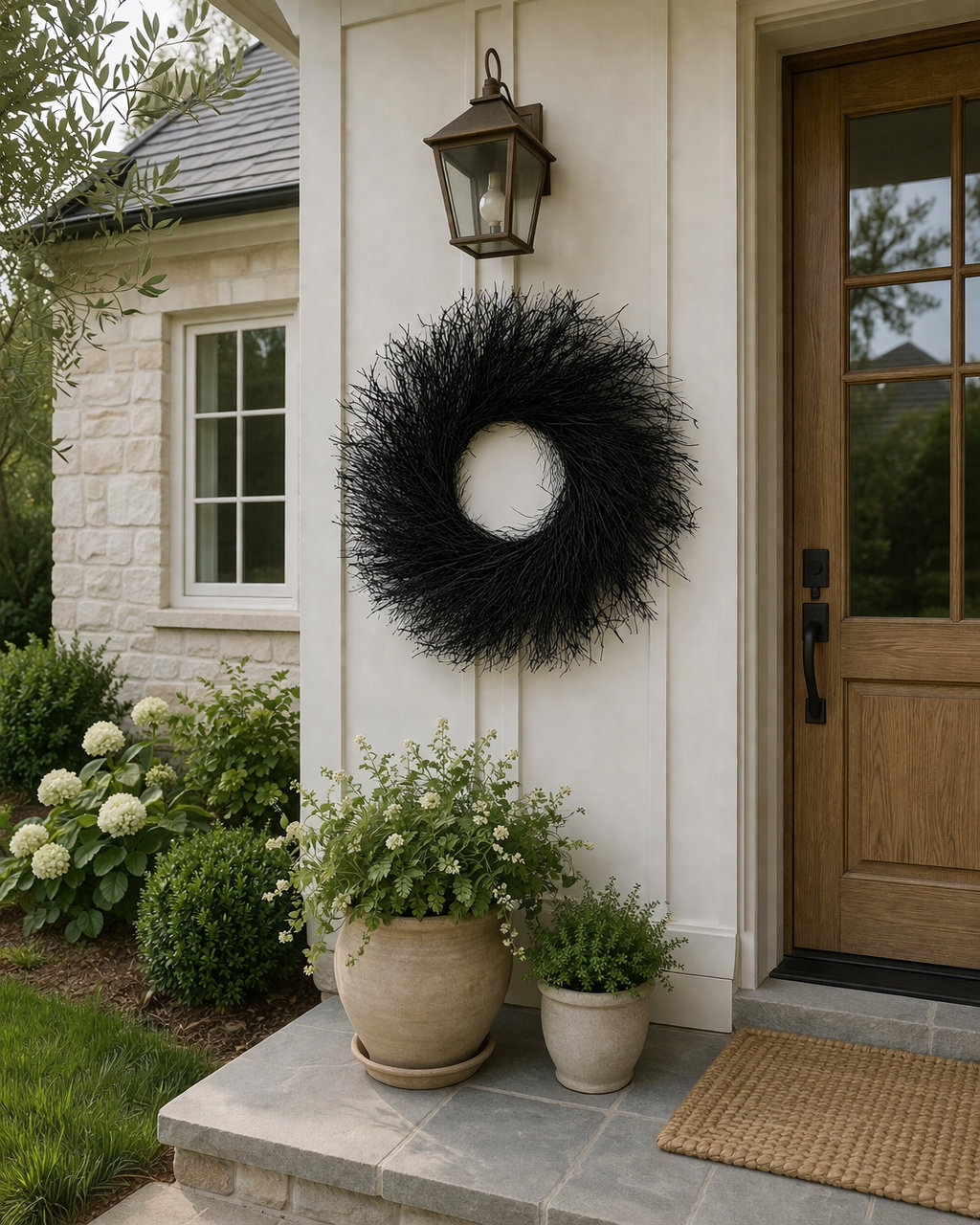 22" Handcrafted Twig Wreath