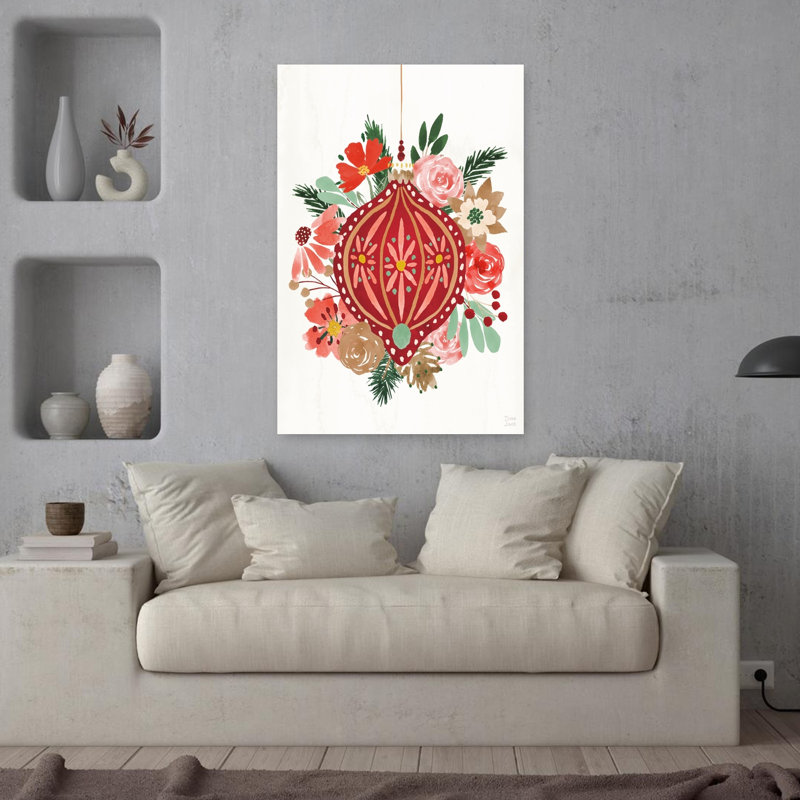 Contemporary Art Contemporary Flower Art by Dina June - Wrapped Canvas Print, 91.44 cm H x 60.96 cm W
