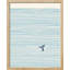 «Baleine solitaire, queue nautique rayée» sur papier-98267571-98267573