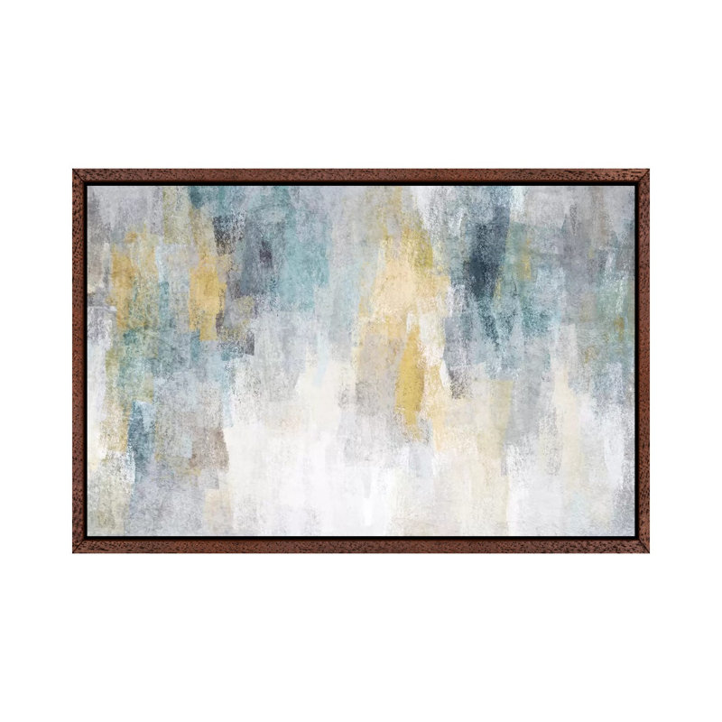 Blue And Yellow Expression I by Irena Orlov - Painting on Canvas, 66.04cm H x 101.6cm W x 3.81cm D
