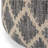 Edgeley - Round Pouf - Grey / Natural-2067594371