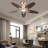 42" Modern Ceiling Fans With LED Lights and Remote Control-2113527740
