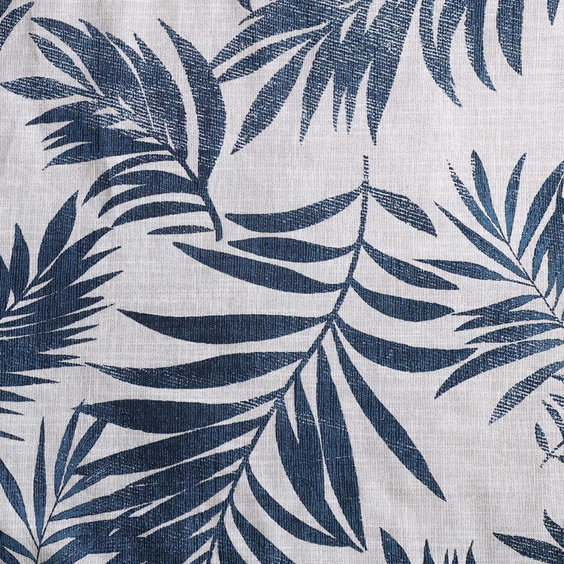 Nautica Marina Leaf Reversible Comforter Set, Navy, King Comforter + 2 King Shams