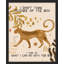 «I Don't Think Out Of The Box Boho Jungle Leopard Botanical Cheetah Wall Decor Inspirational» sur papier-98267552-98267553