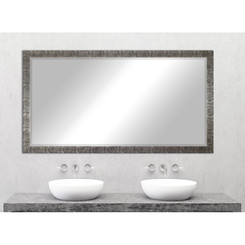 Coles Rectangle Wall Mirror, Black