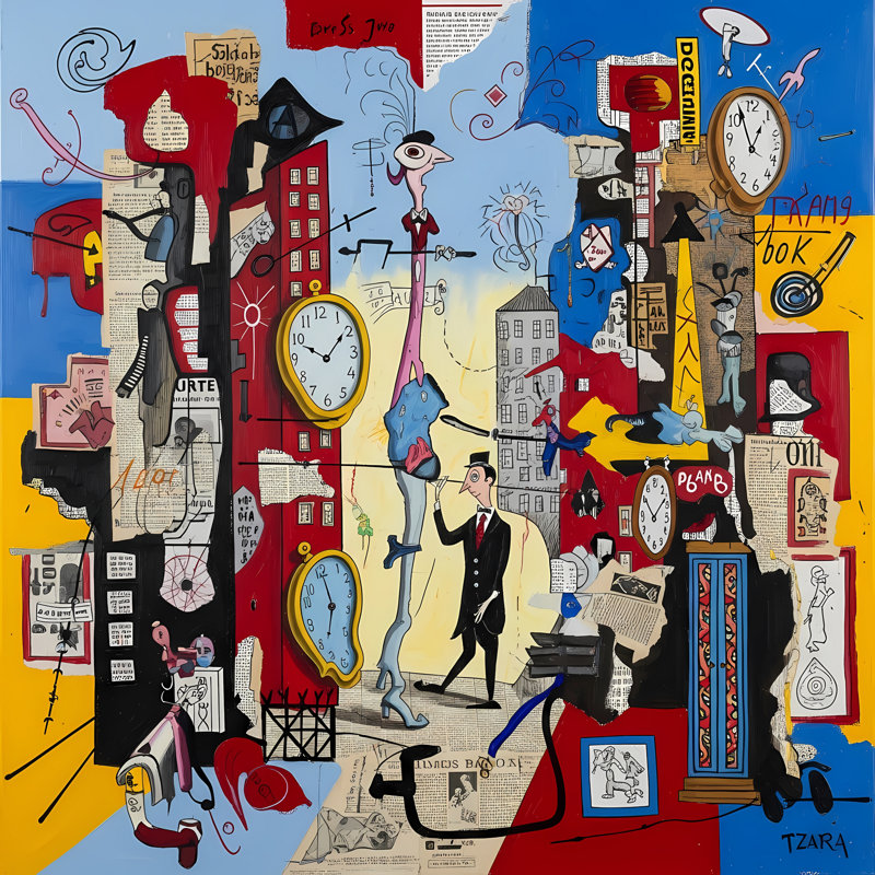 Tzara’S Mécanique, cirque II, H 24 po x l 24 po