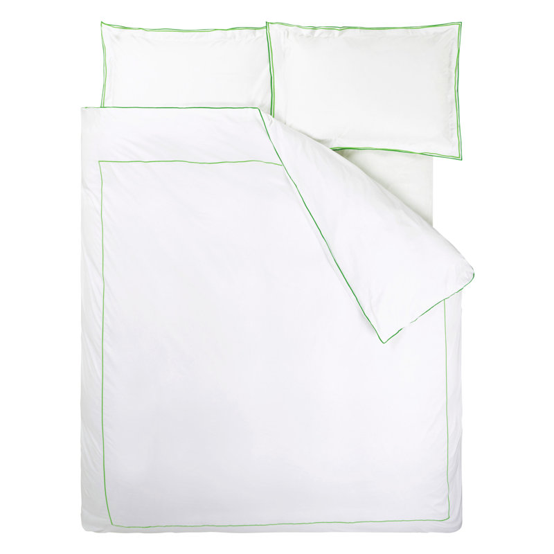 Designers Guild Astor Emerald Green 400 Thread Count Bedset, Single Bed (135 x 200 cm)